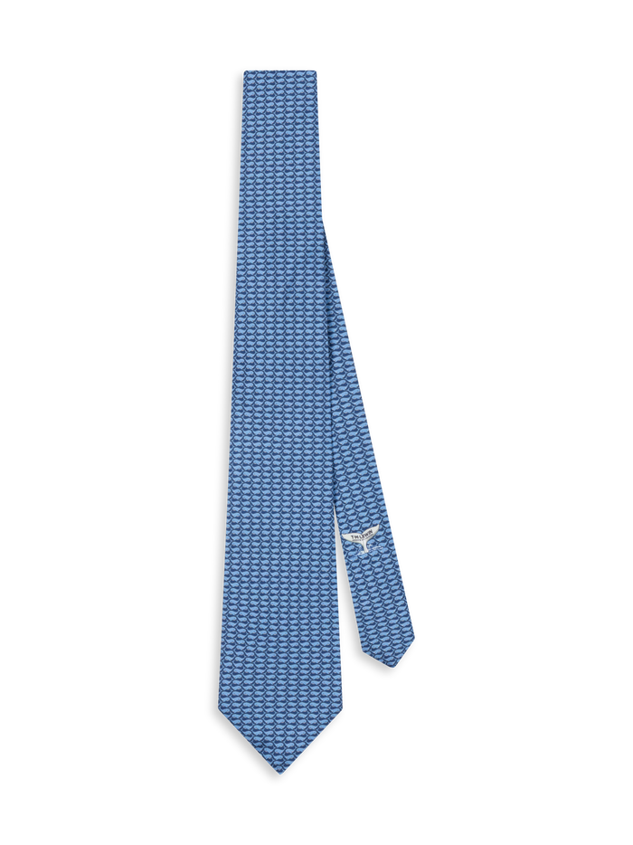 The Italian Whale Print Tie