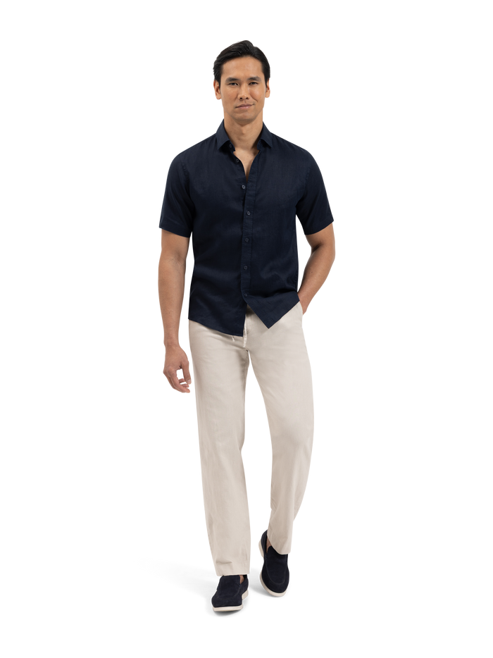 The Linen Blend Trouser