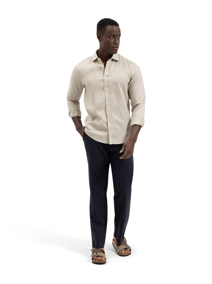 The Linen Blend Trouser