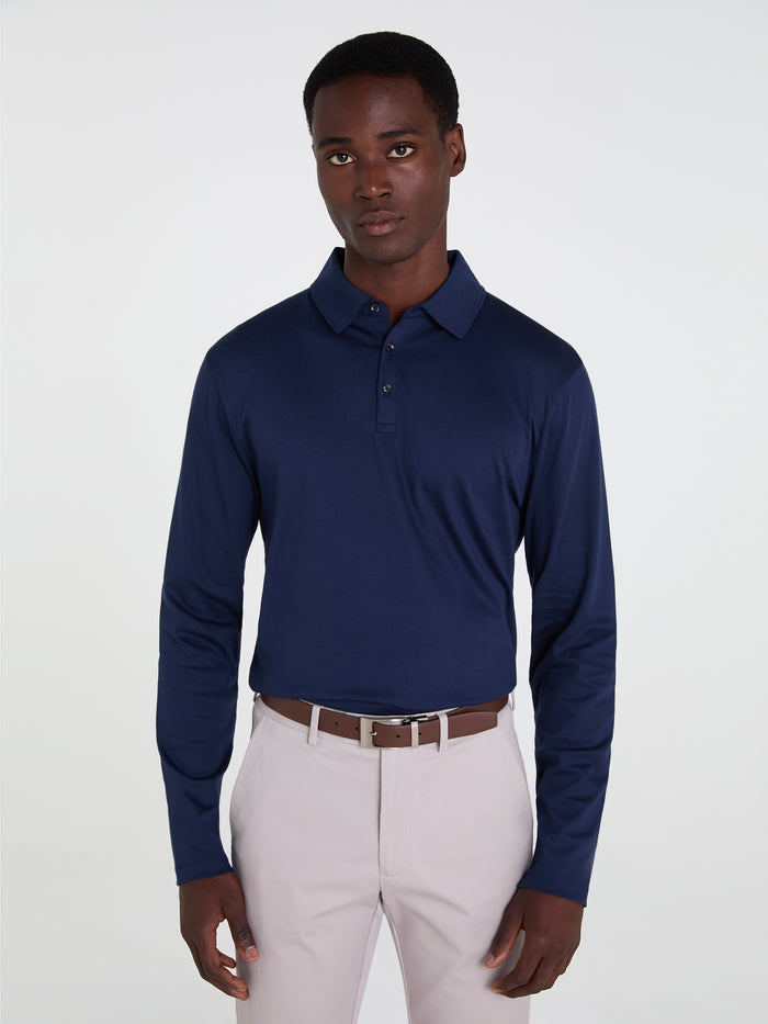The Long Sleeve Smart Jersey Polo