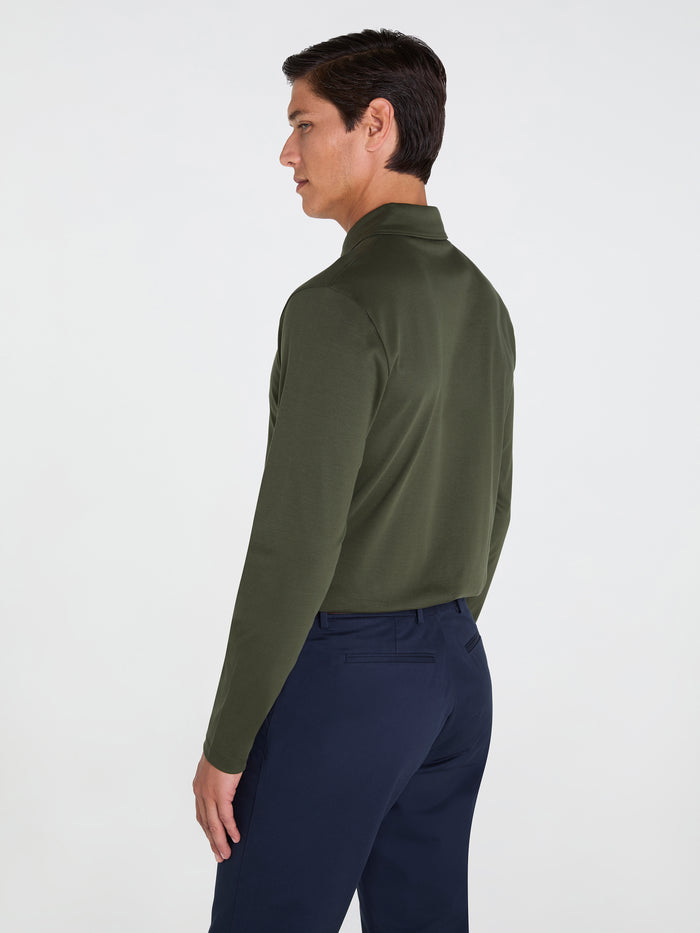 The Long Sleeve Smart Jersey Polo