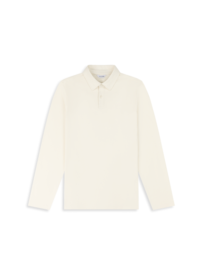 The Long Sleeve Smart Pique Polo