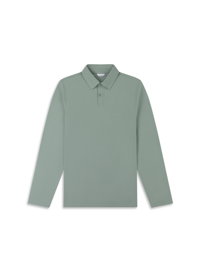 The Long Sleeve Smart Pique Polo