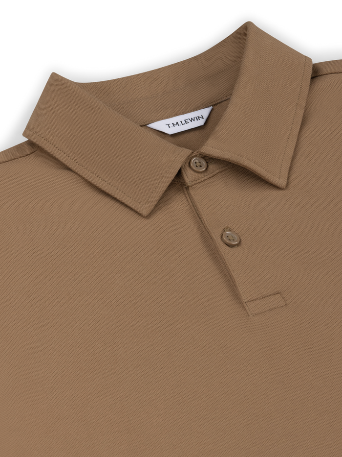 The Long Sleeve Smart Pique Polo