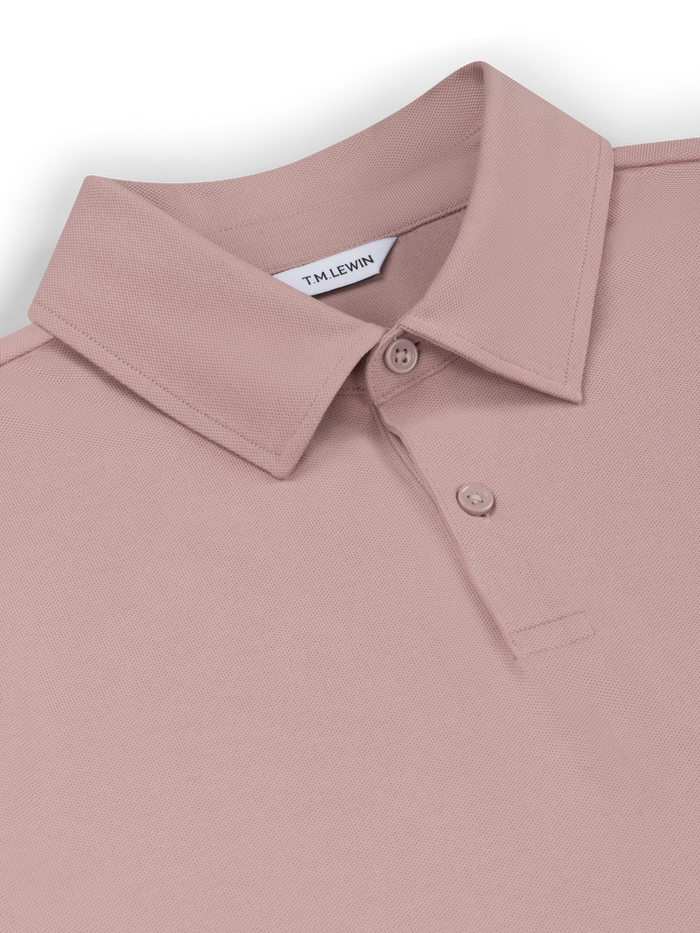 The Long Sleeve Smart Pique Polo
