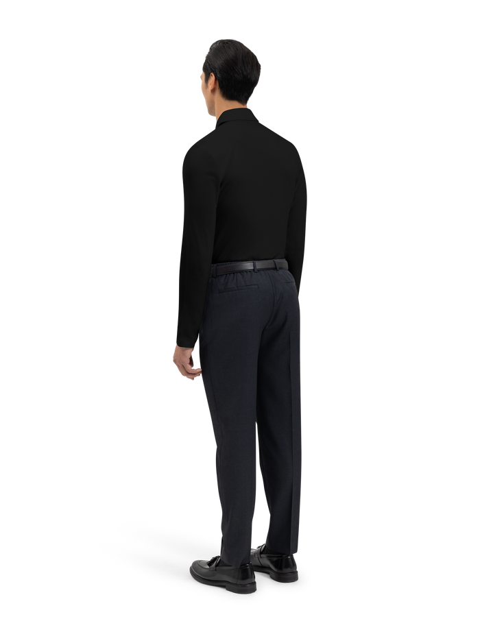 The Long Sleeve Smart Pique Polo