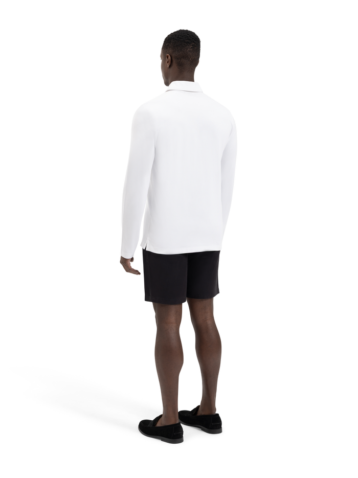 The Long Sleeve Smart Pique Polo