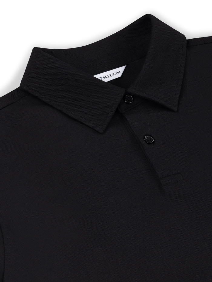 The Long Sleeve Smart Pique Polo