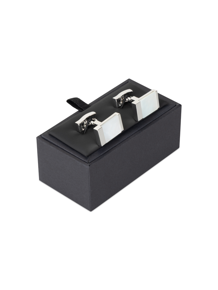 The Mother of Pearl Rectangle Cufflinks