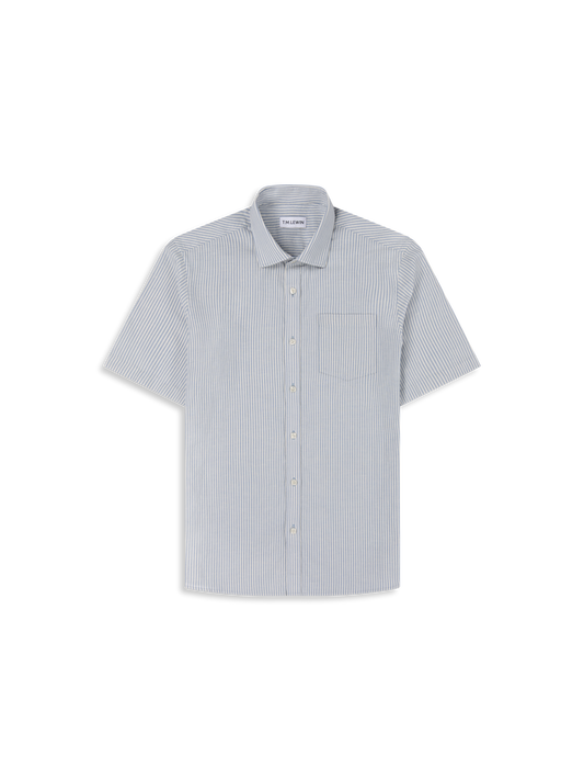 The Short Sleeve Linen Mix Shirt