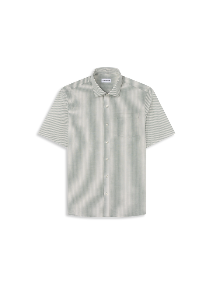 The Short Sleeve Linen Mix Shirt