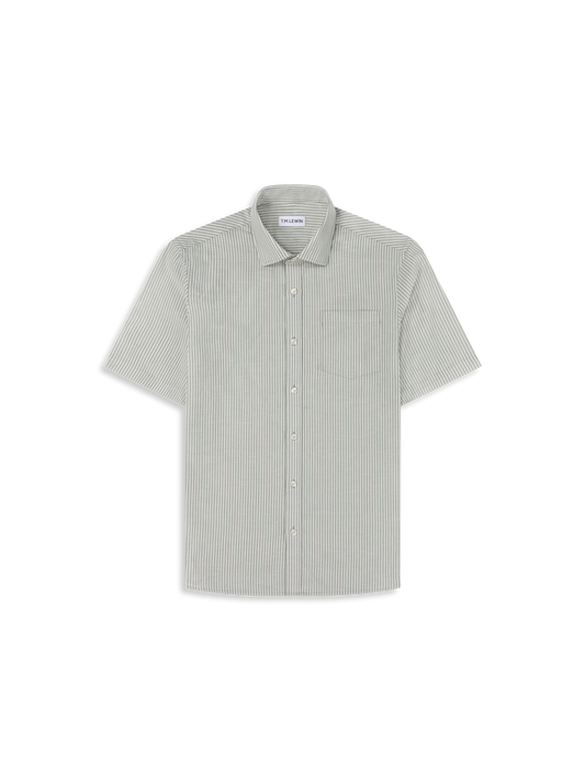 The Short Sleeve Linen Mix Shirt