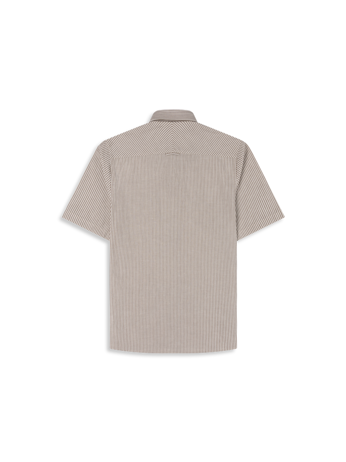 The Short Sleeve Linen Mix Shirt