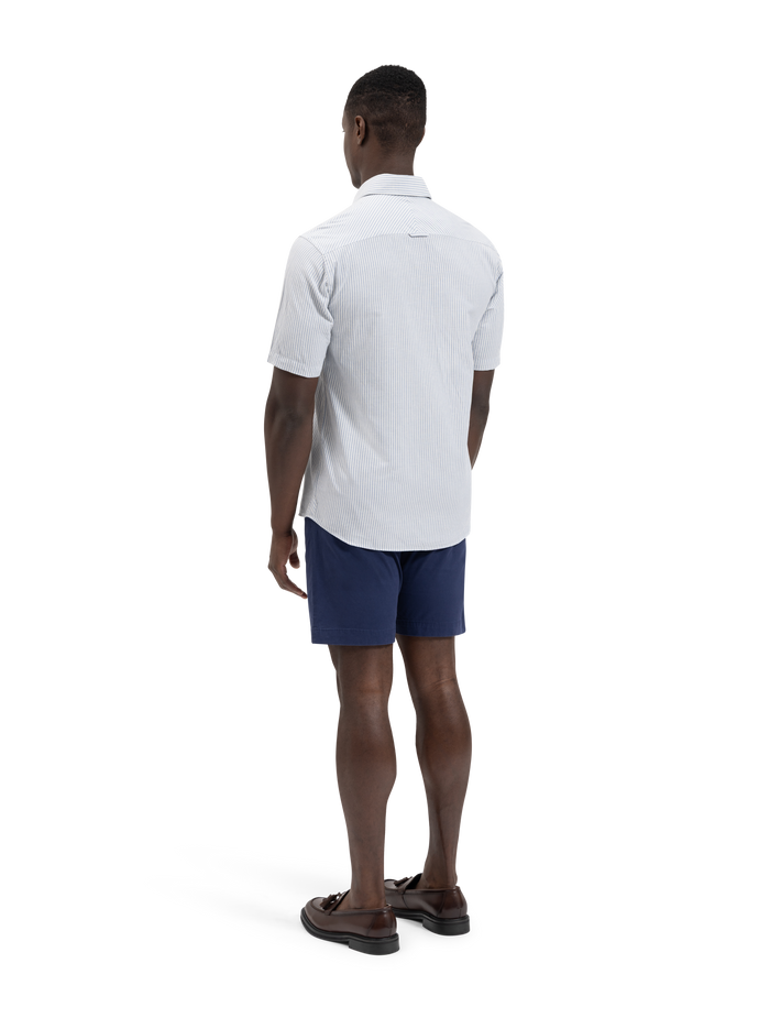 The Short Sleeve Linen Mix Shirt