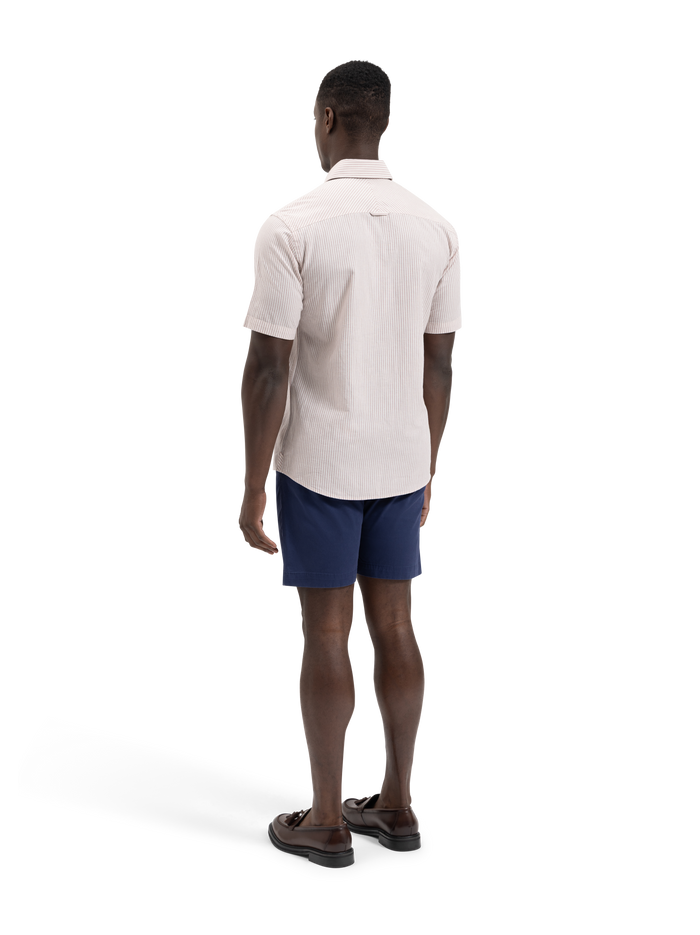 The Short Sleeve Linen Mix Shirt