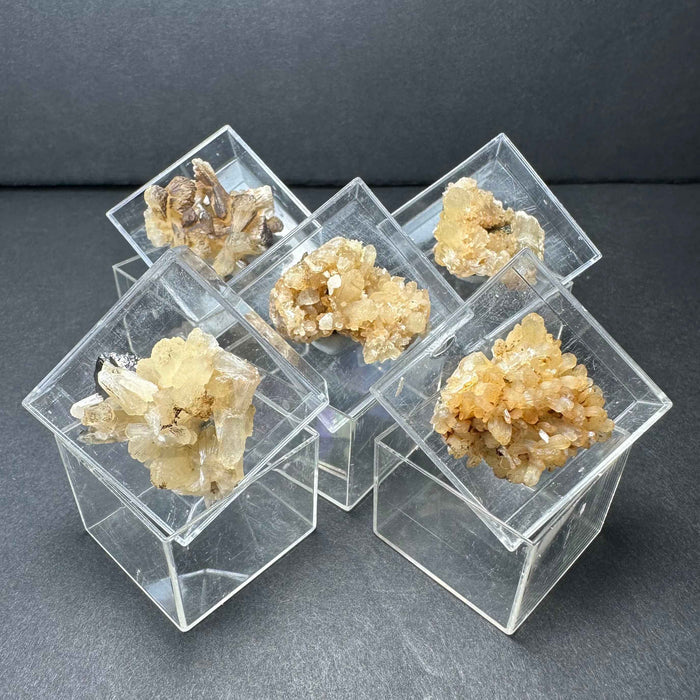 Thumbnail Specimens in Acrylic Box from Morocco - Smokin Resin Company