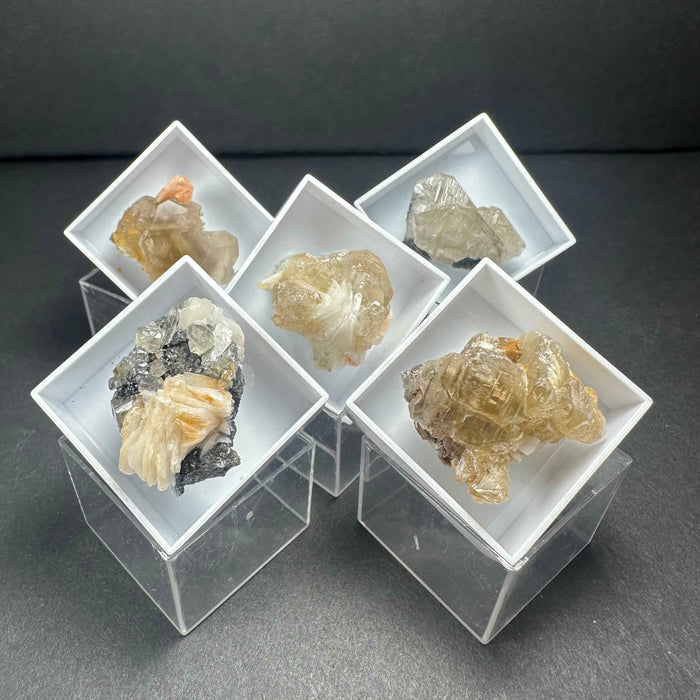 Thumbnail Specimens in Acrylic Box from Morocco - Smokin Resin Company