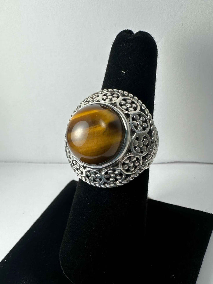 Tiger's Eye Ring - Size 6