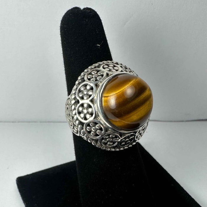 Tiger's Eye Ring - Size 6