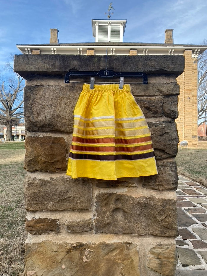 Toddler skirts Made By Mvskoke Artist, Emma Ren