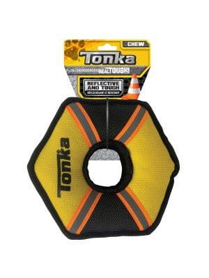 Tonka TONKA Tuff Poly Filled Hex Ring Yellow/Black 23cm