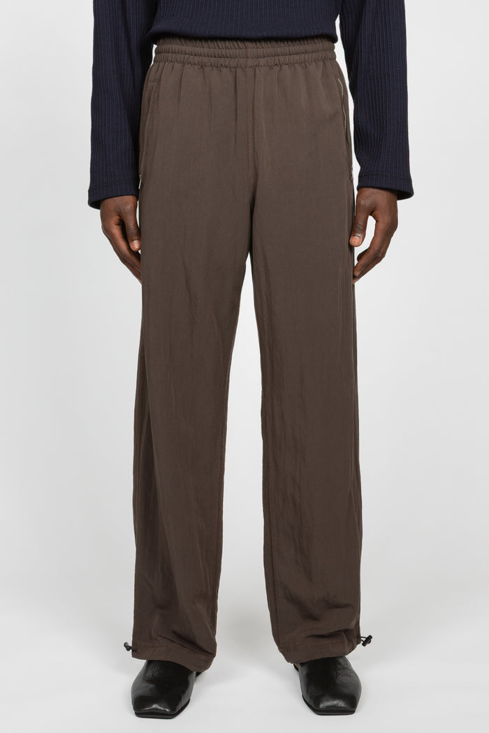 Track Pant - Espresso Nylon
