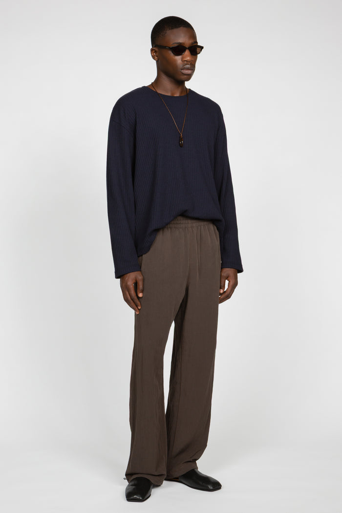 Track Pant - Espresso Nylon