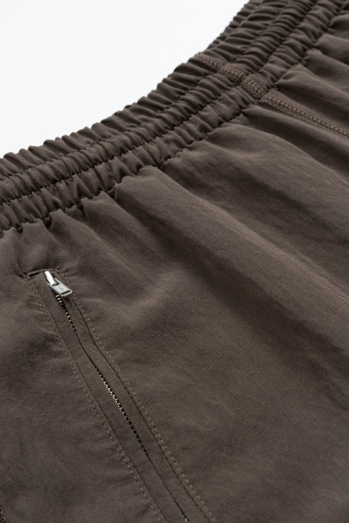 Track Pant - Espresso Nylon