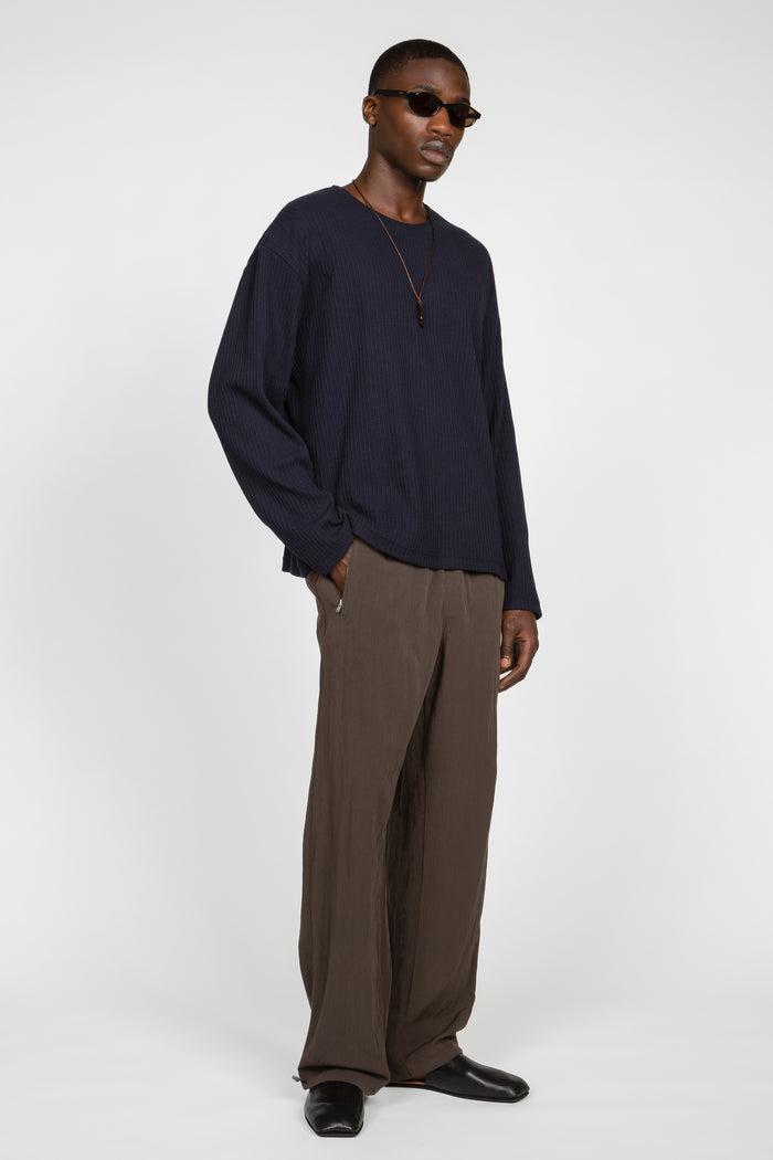 Track Pant - Espresso Nylon
