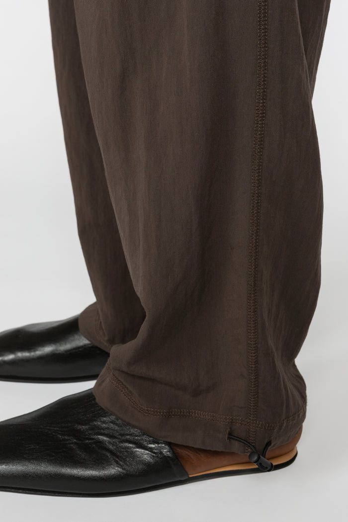Track Pant - Espresso Nylon