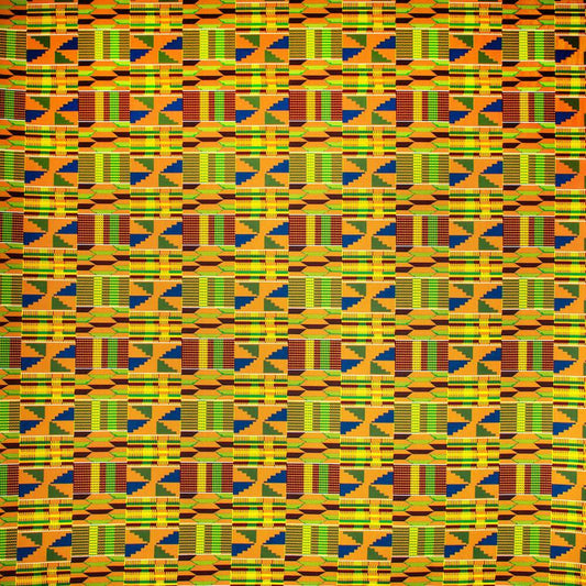 Dogtraining101 Size 4 Training Mat - American Canvas - Kente Yellow Square