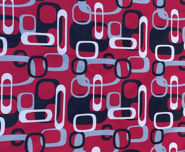 Dogtraining101 Size 4 Training Mat - American Canvas - Retro Red Square