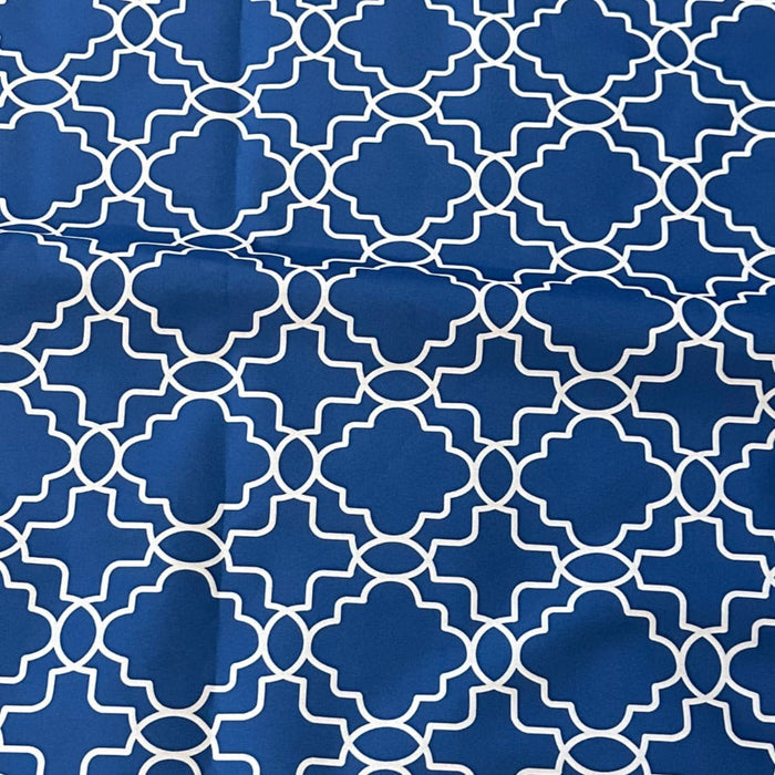 Dogtraining101 Size 4 Training Mat - American Canvas - Trellis Blue Square