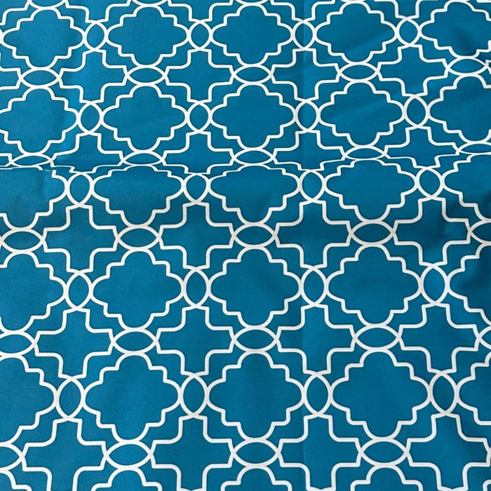 Dogtraining101 Size 4 Training Mat - American Canvas - Trellis Turquoise Square