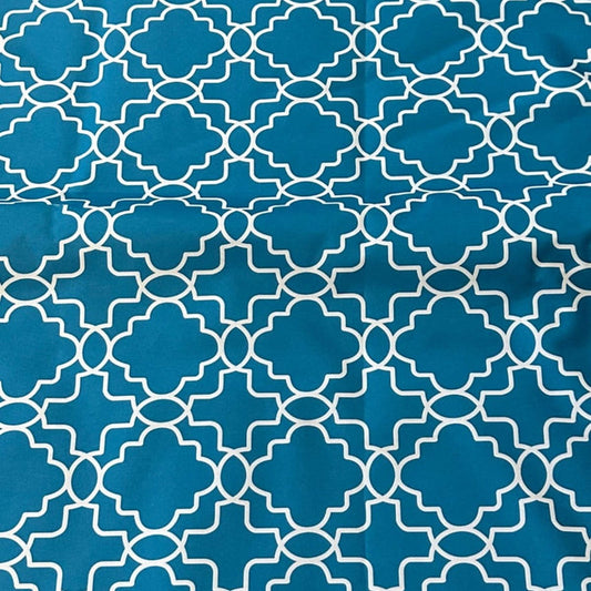 Dogtraining101 Size 4 Training Mat - American Canvas - Trellis Turquoise Square