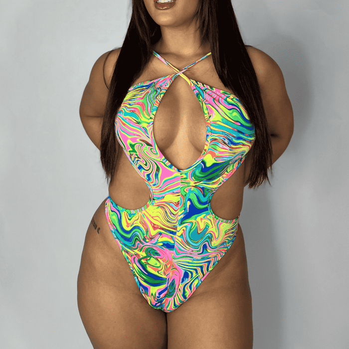 Trippin' Balls Crossed Body Suit - Smokin Resin Company