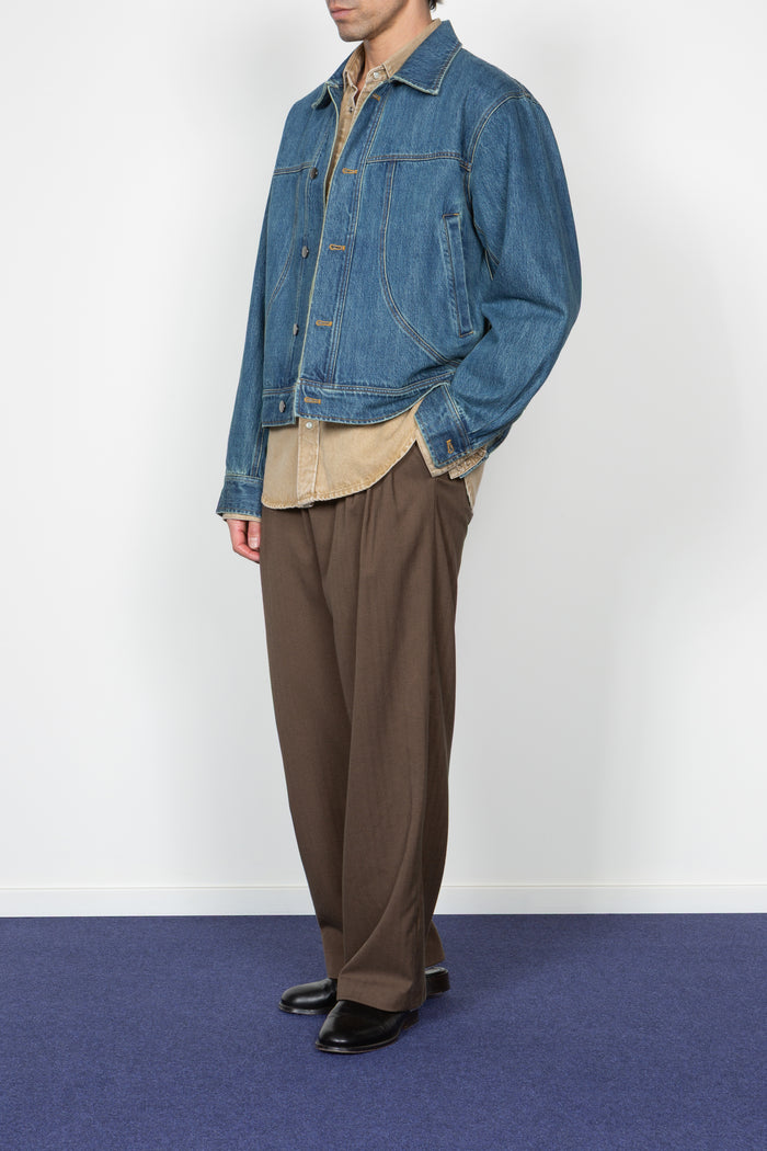 Trucker Jacket - Mid Blue Denim
