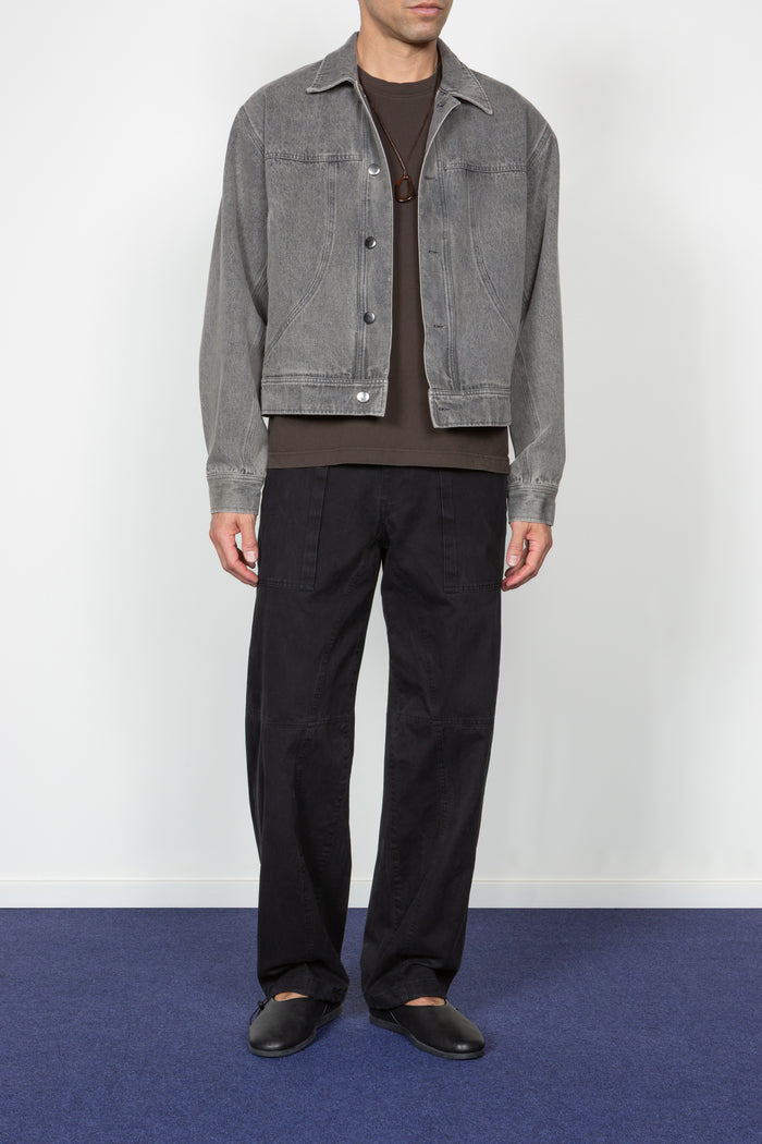 Trucker Jacket - Washed Grey Denim