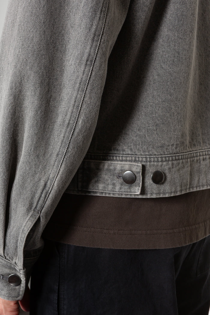 Trucker Jacket - Washed Grey Denim