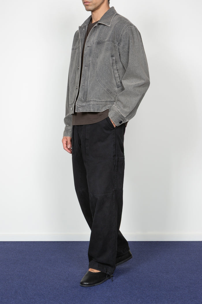 Trucker Jacket - Washed Grey Denim