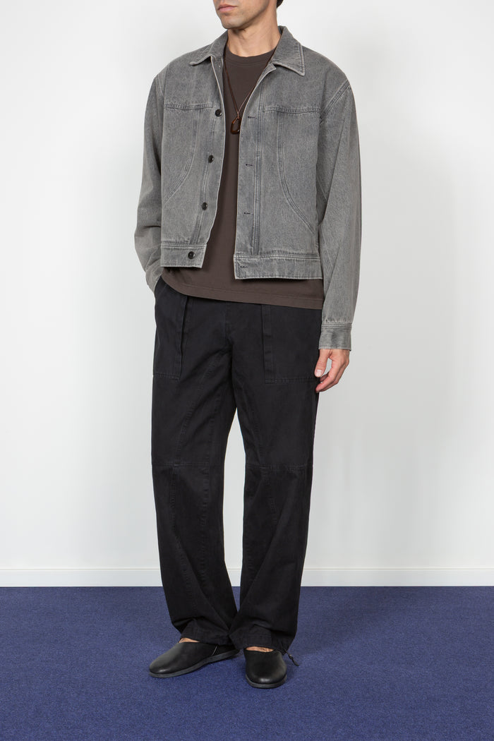 Trucker Jacket - Washed Grey Denim