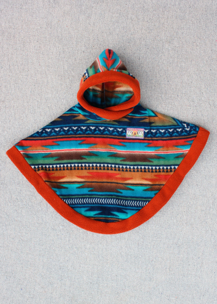 Turquoise Navajo Baby Poncho