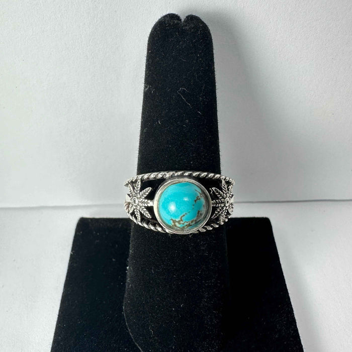 Turquoise Ring - Size 8 - Smokin Resin Company