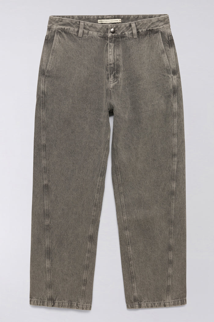 Twisted Seam Pant - Washed Grey Denim