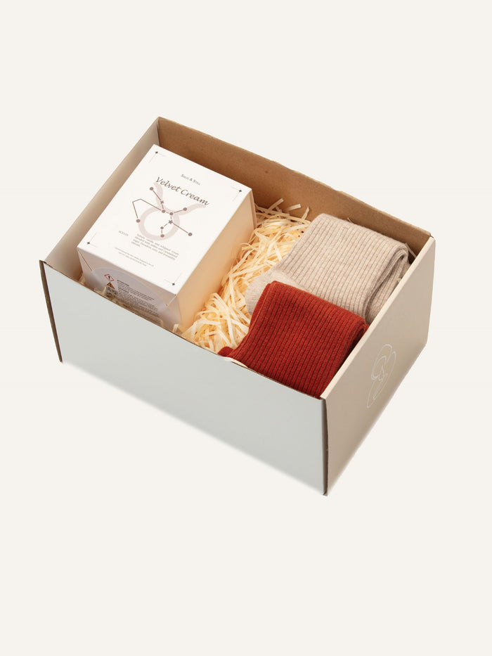 Taurus / UK 5-8 / Oat beige & Rust Orange