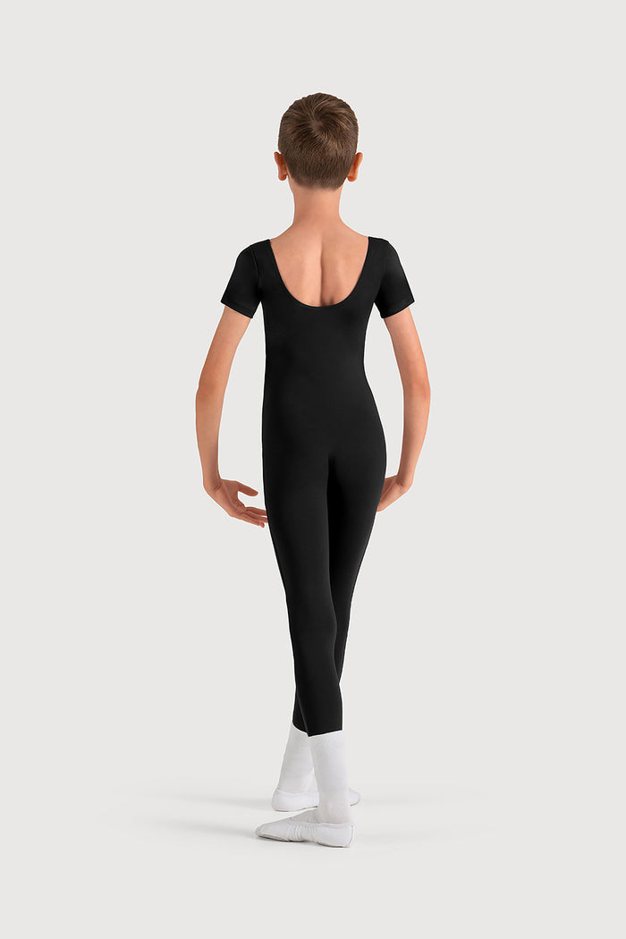 U3872B - Bloch Microlux™ Scoop Neck Cap Sleeve Boys Unitard