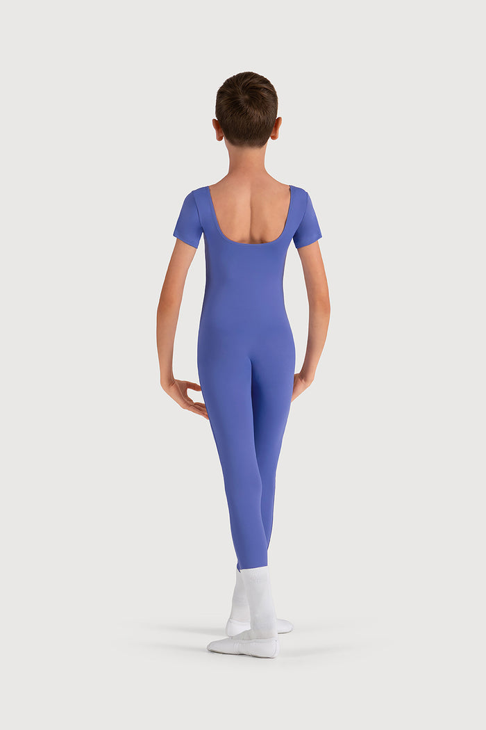 U3872B - Bloch Microlux™ Scoop Neck Cap Sleeve Boys Unitard