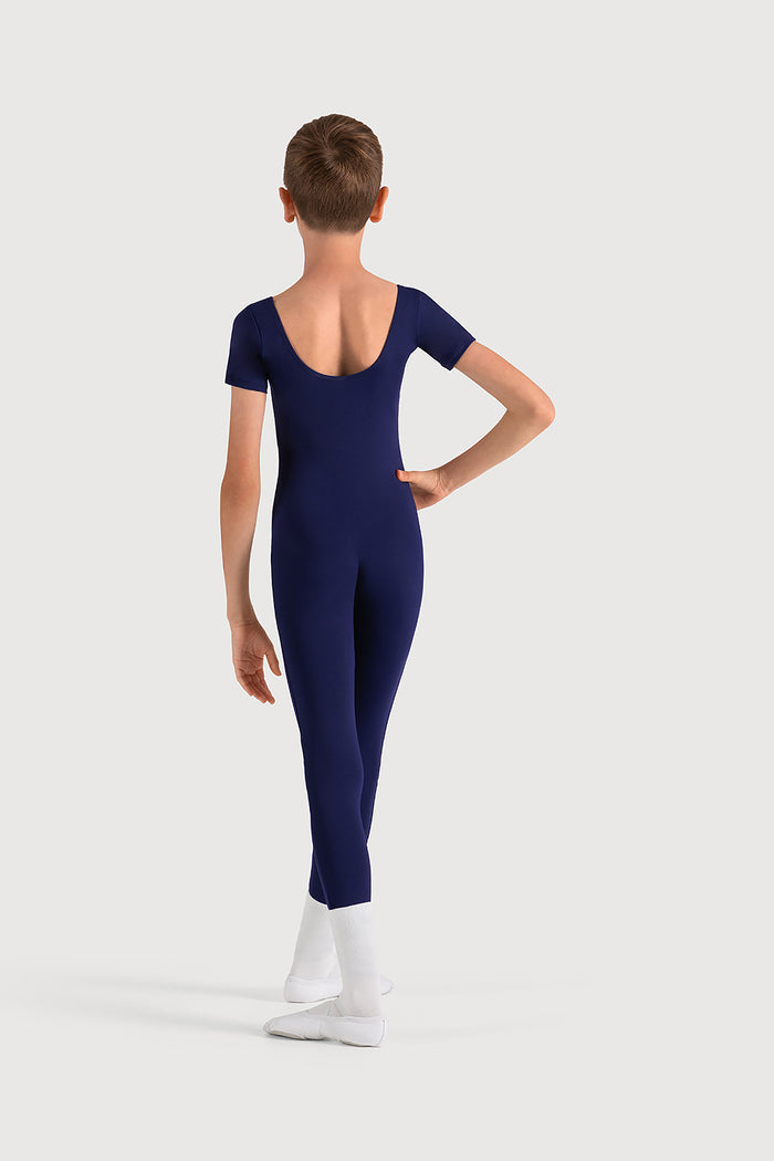 U3872B - Bloch Microlux™ Scoop Neck Cap Sleeve Boys Unitard