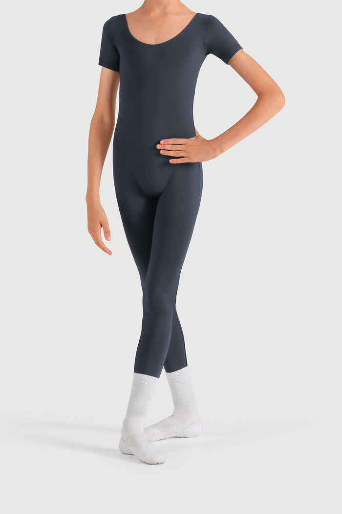 U3872B - Bloch Microlux™ Scoop Neck Cap Sleeve Boys Unitard