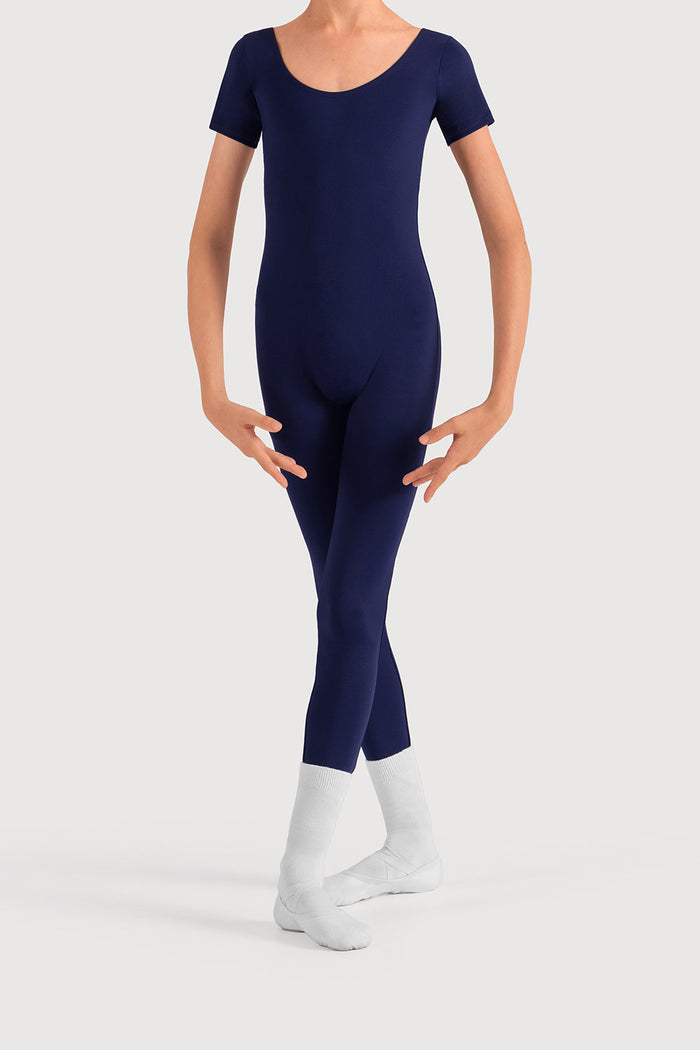U3872B - Bloch Microlux™ Scoop Neck Cap Sleeve Boys Unitard